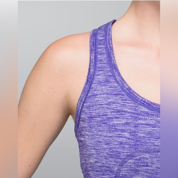 Lululemon Run Swiftly Tech‎ Racerback Tank Top Berry Purple Size 4 US  W1F10S - Picture 10 of 11